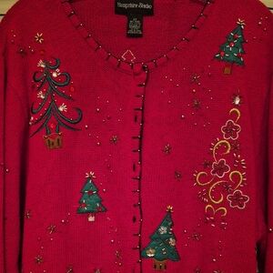 REDUCED: New Festive Red Cardigan